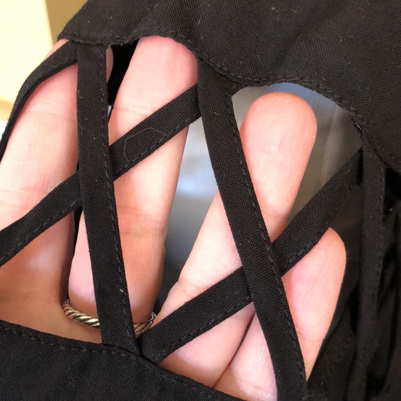 TORRID sz 3x 22/24 Open Cage X Weave Crewneck Lightweight Popover Dress $59 NEW - Picture 11 of 12